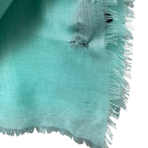 STEVE MADDEN Scarf Large 41x78" Mint Green Chevron Beach Wrap Coverup Shawl - Picture 7 of 7